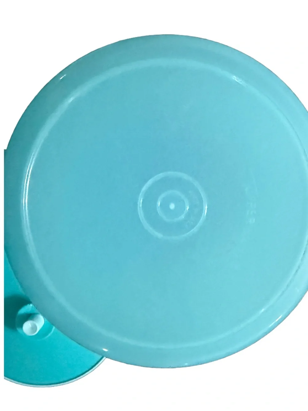 Vintage Tupperware 1 Gallon Aqua Pitcher with Lid